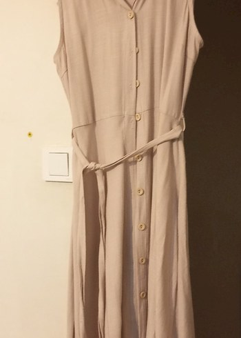 Siyah Piliseli Midi Elbise - Görsel 11