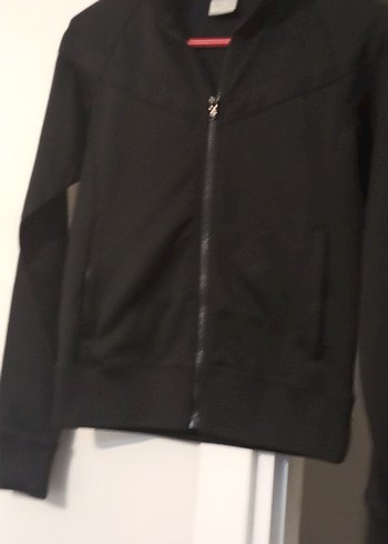 Düğmeli Siyah Kadın Uzun Kaban - Görsel 4