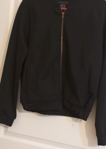 Düğmeli Siyah Kadın Uzun Kaban - Görsel 11