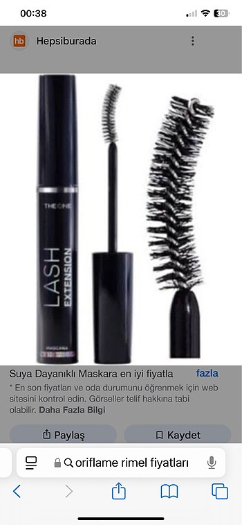 #Oriflame Rimel