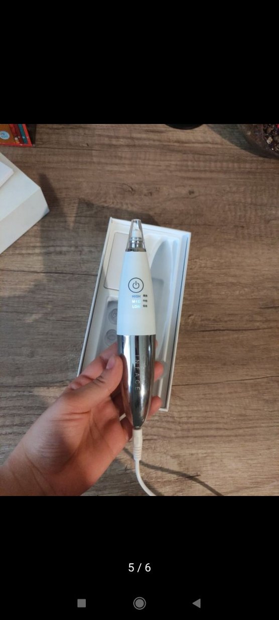 inFace Gri Beyaz Yüz Temizleme Cihazı - Görsel 5