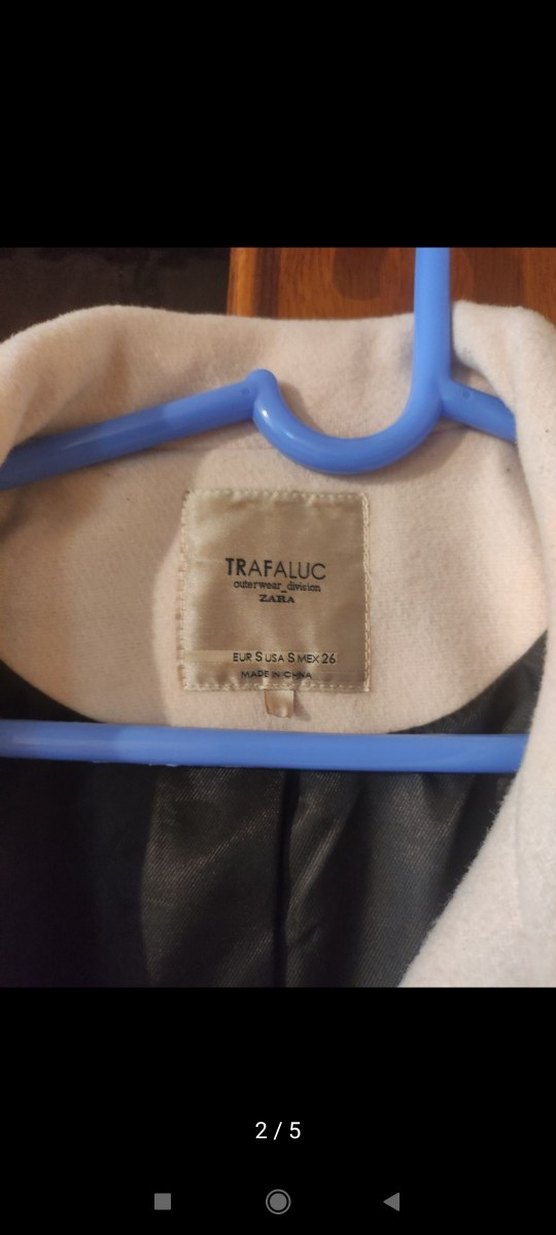 Düğmeli Beyaz Midi Kadın Kaban - Görsel 2