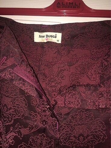 xl Beden bordo Renk Pantolon