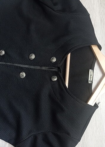 Siyah bayan ceket  - Görsel 6
