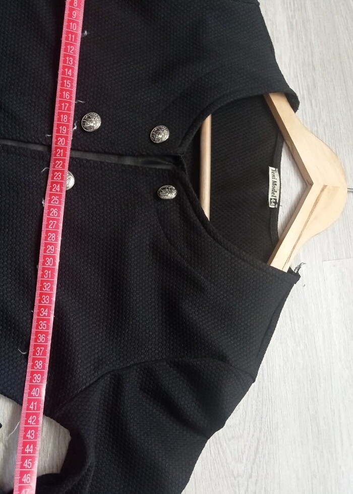 Siyah bayan ceket  - Görsel 5