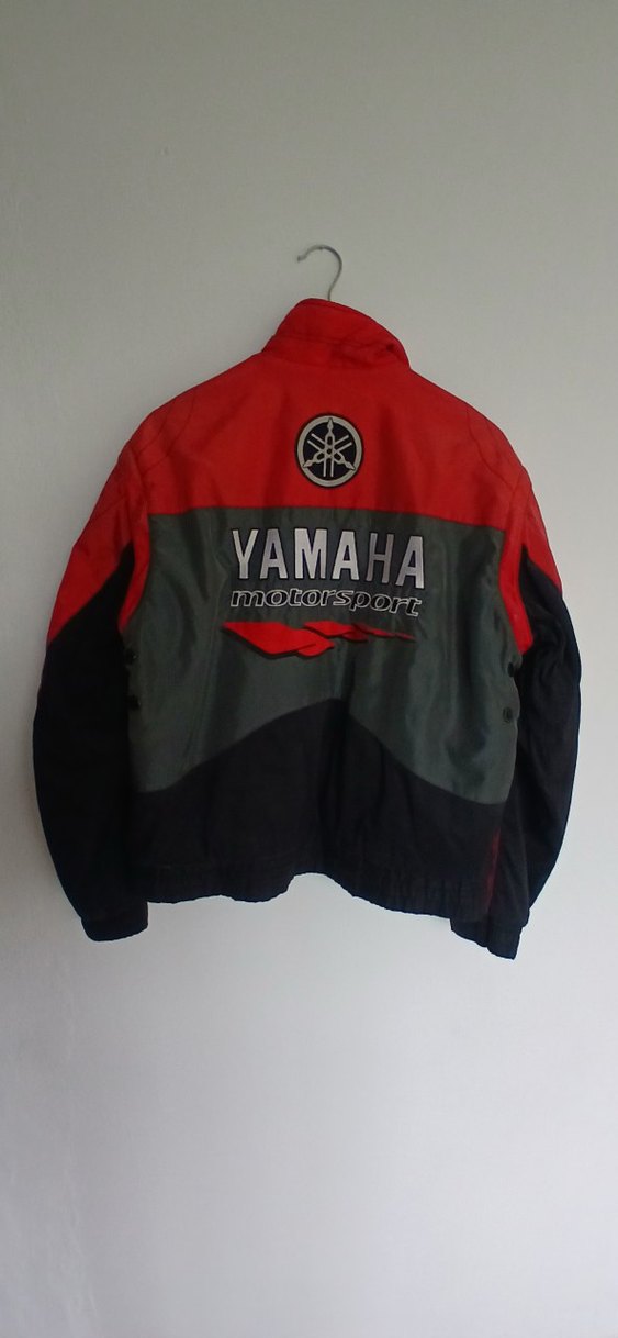 Kırmızı Gri Yamaha Motosiklet Yelek Ceket - Görsel 2