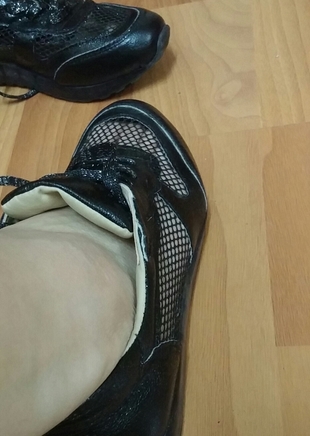 38 Beden siyah Renk şık spor ayakkabı