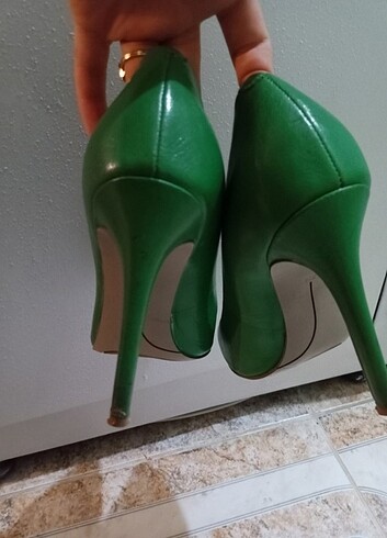 36 Beden Yeşil stiletto
