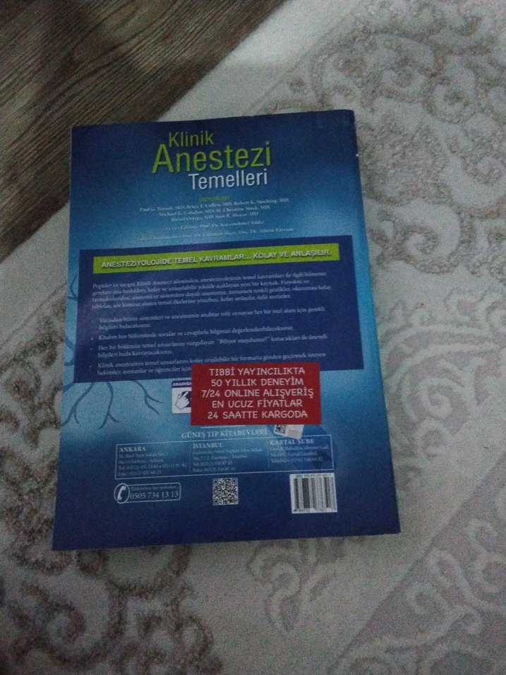 Klinik Anestezi Temelleri Kitabı - Görsel 4