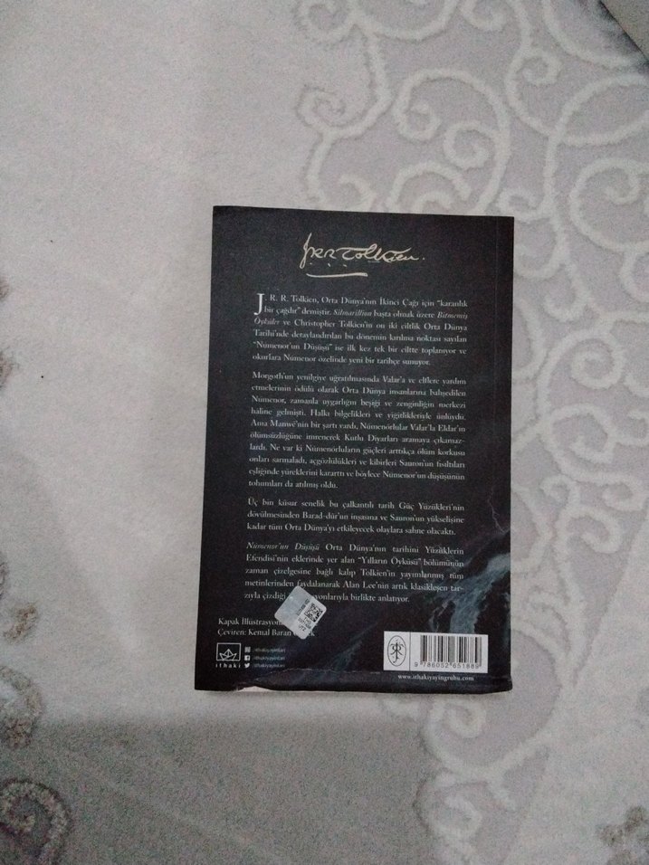J.R.R. Tolkien - Númenor'un Düşüşü Romanı - Görsel 2