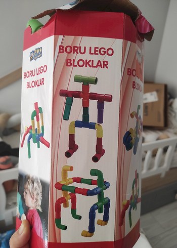 Beden Renk King Kids Tekerlekli Boru Yapı Oyuncağı 72 Parça