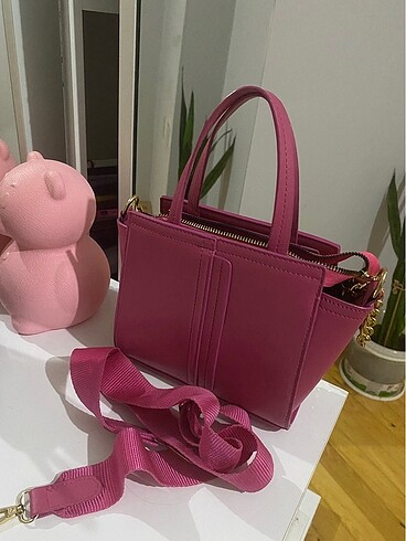  Beden pembe Renk Pembe çanta