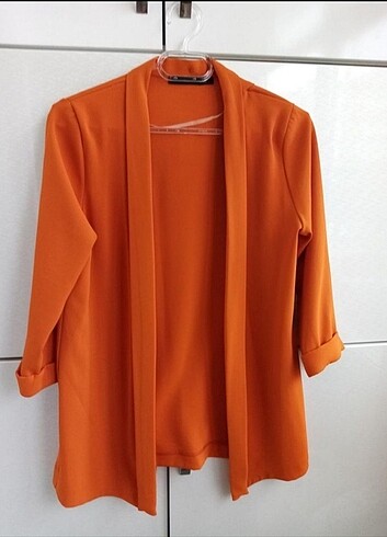universal Beden turuncu Renk Turuncu ceket 