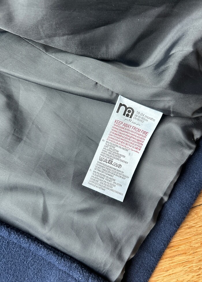 Mothercare bebek kaban 18-24 ay - Görsel 4