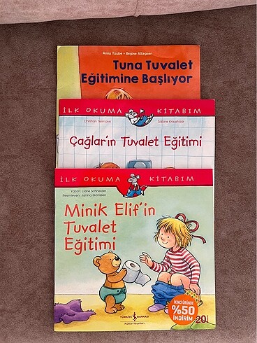 Tuvalet eğitim kitapları