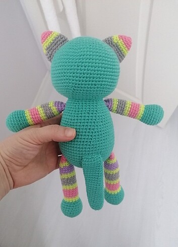  Amigurumi Renkli Kedi