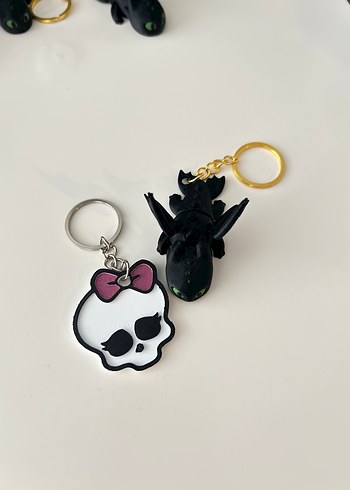 Monster High ve Toothless Anahtarlık - Görsel 2
