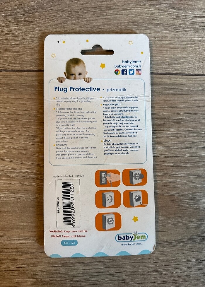 Babyjem Prizmatik Priz koruyucu - Görsel 2