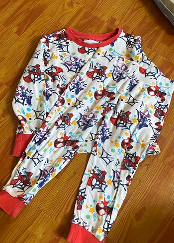 Renkli Baskılı Uzun Kollu Erkek Pijama Takımı