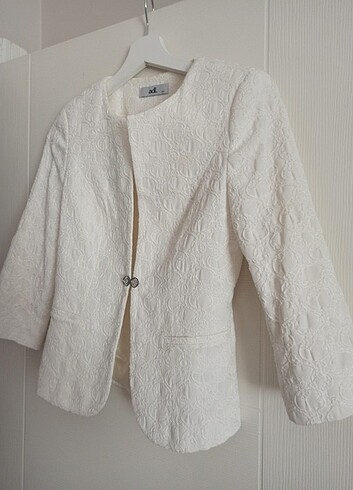 xs Beden beyaz Renk AdL Beyaz ceket 