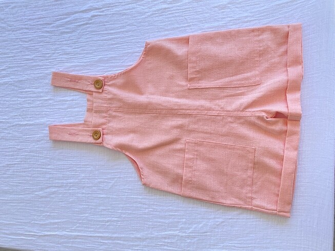 Pembe 0 Pamuk Keten Tulum