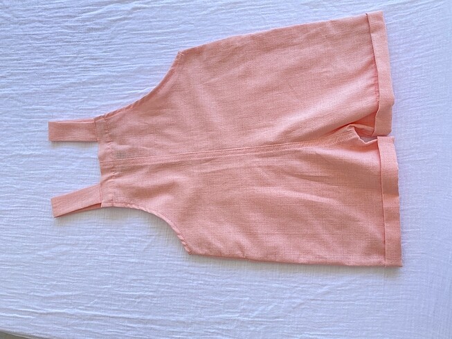 Zara Pembe 0 Pamuk Keten Tulum