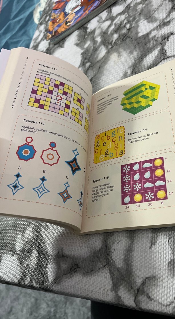 250 Zeka Oyunu Kitabı - Beyin Egzersizleri - Görsel 3