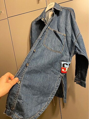 m Beden Zara kot gömlek