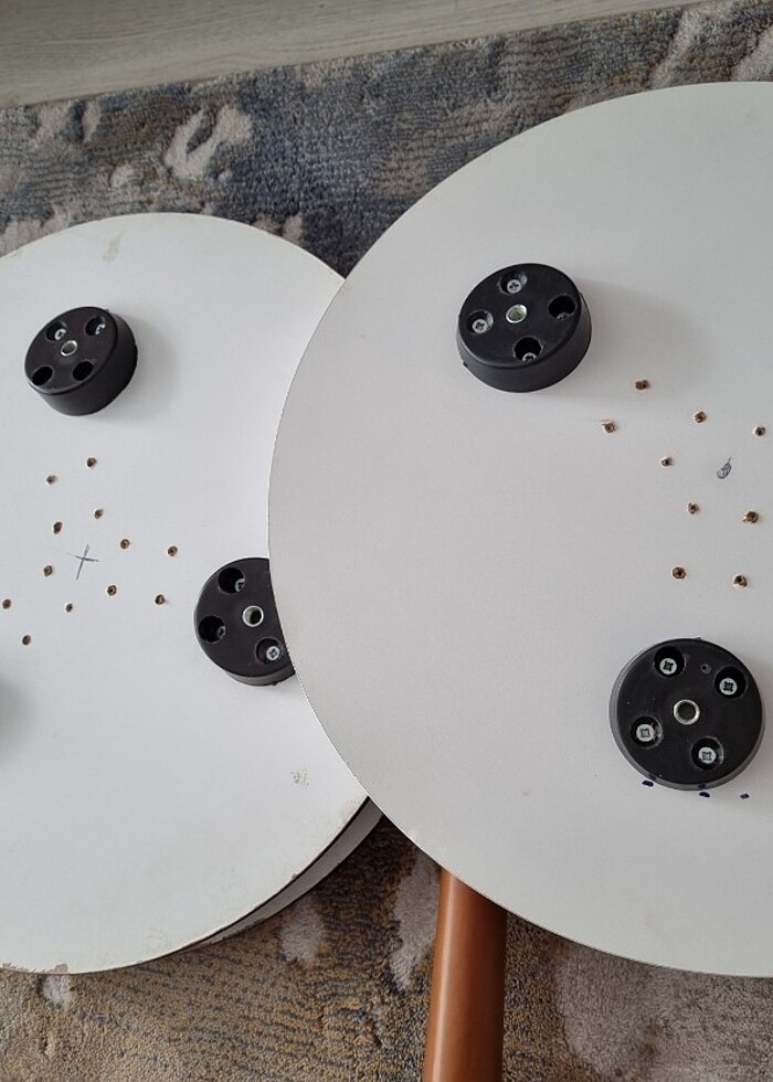 4 adet ahşap sehpa - Görsel 2