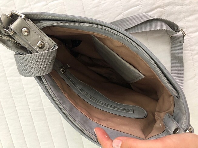  Beden gri Renk Pierre cardin çanta