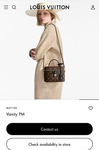 Louis Vuitton Louis vuıtton vanity pm bag çanta