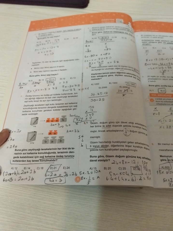 Matematik 4 Soru Fasikülleri - Problemler - Görsel 3