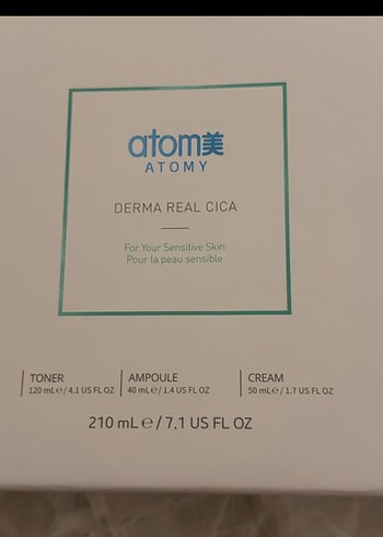 Atomy Derma Real Cica Cilt Bakım Seti - Görsel 3