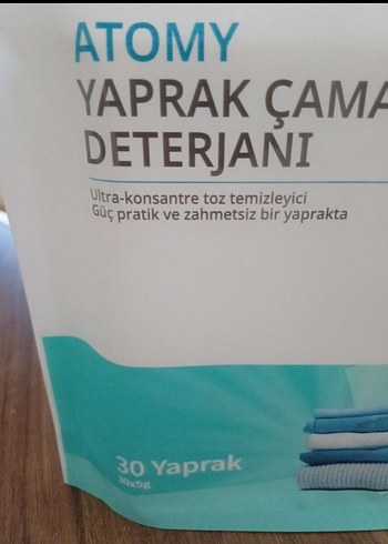 Atomy Yaprak Çamaşır Deterjanı 30 Yaprak - Görsel 2