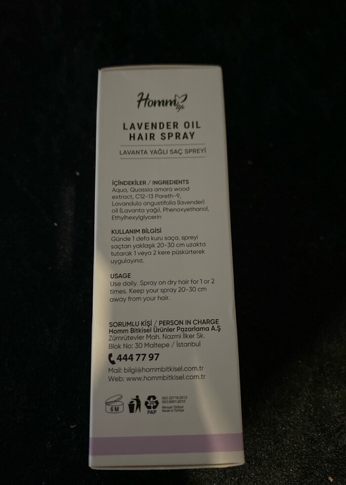 Lavanta yağlı saç spreyi - Görsel 2