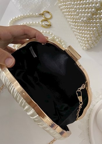 İnci İşlemeli çanta - Görsel 4