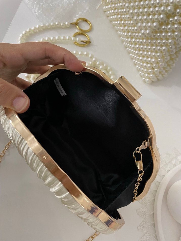 İnci İşlemeli çanta - Görsel 4