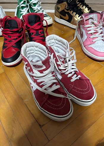 Kırmızı vans Kadın Spor Ayakkabı