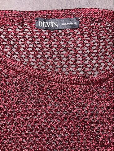universal Beden bordo transparan crop simli