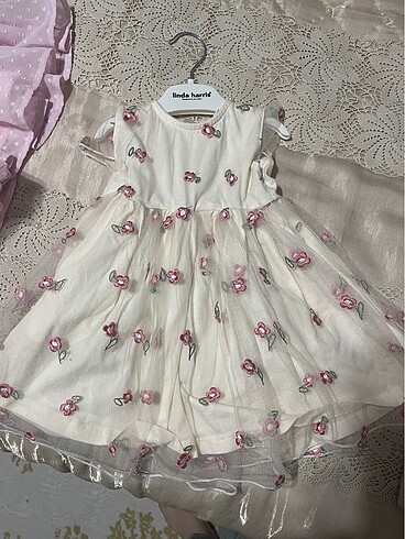 3-6 ay kız bebek elbise