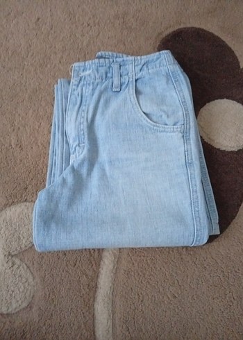 26 Beden mavi Renk açık maviRenk w 26 L32 Boy Rahat Kesim Kadın Kot Pantolon