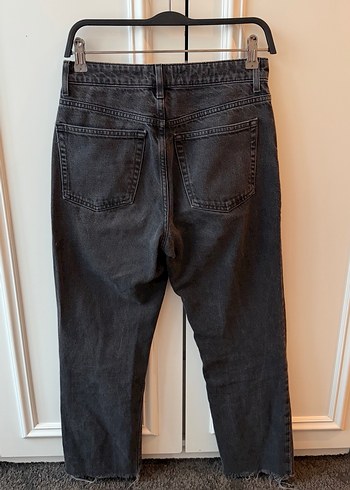 Gri Midi Kot Pantolon - Görsel 2