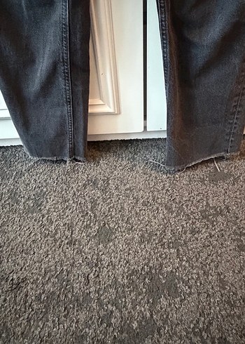 Gri Midi Kot Pantolon - Görsel 4