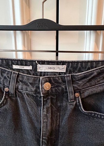 Gri Midi Kot Pantolon - Görsel 3