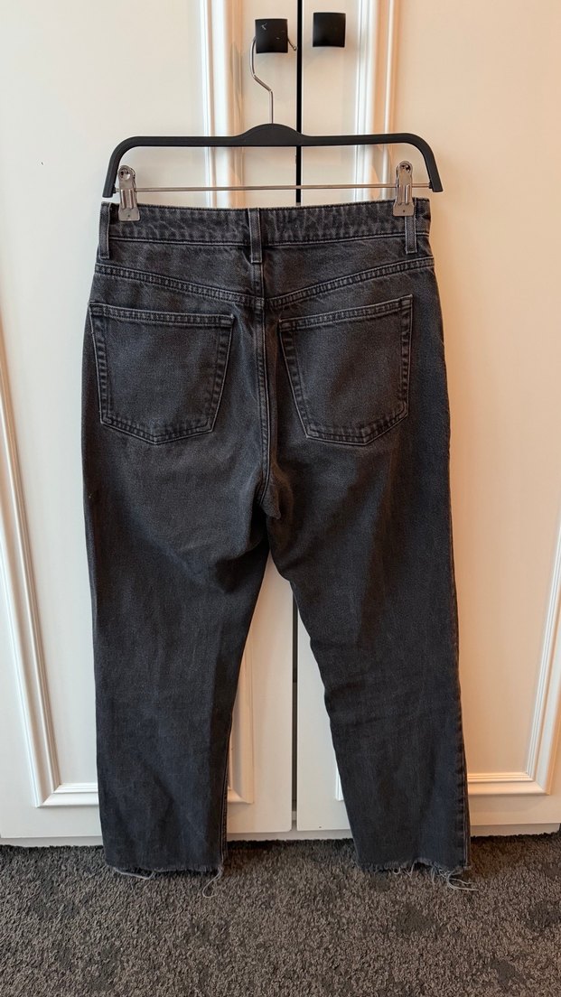 Gri Midi Kot Pantolon - Görsel 2