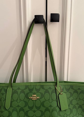 Yeşil Deri Kadın Çanta - Görsel 2