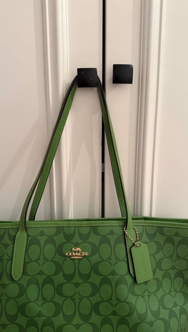 Yeşil Deri Kadın Çanta - Görsel 2