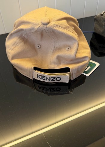 Bej Kenzo Paris Nakışlı Unisex Şapka - Görsel 2