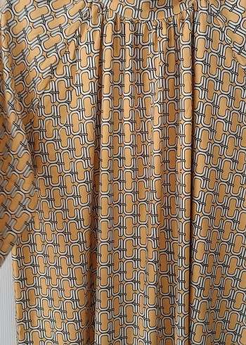 Uzun Sarı Elbise - Görsel 5