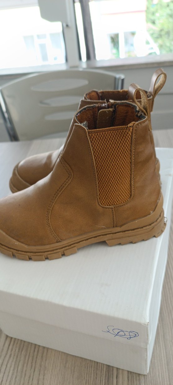 Taba Deri Erkek Çocuk Botu - Görsel 3